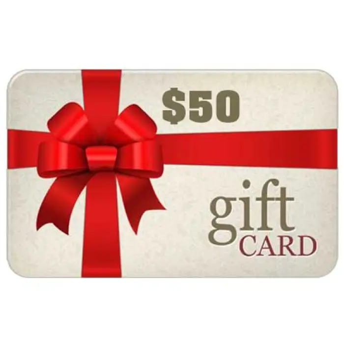 5X 50$ Gift Card Giveaway