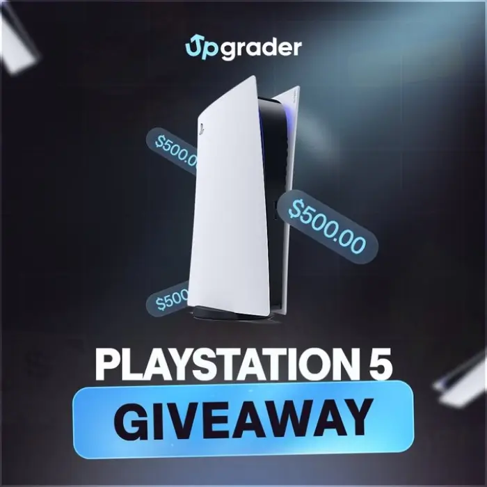 Win a New PS5 From Upgrader
