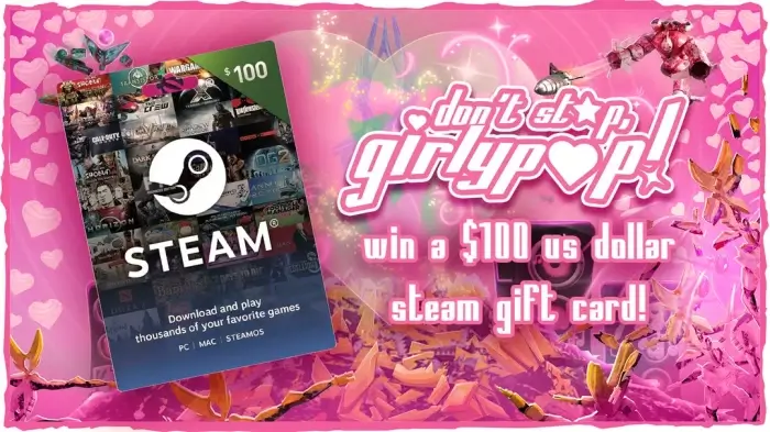 $100 Steam Gift Card Giveaway