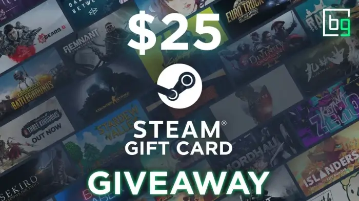 $25 Steam Gift Card Giveaway