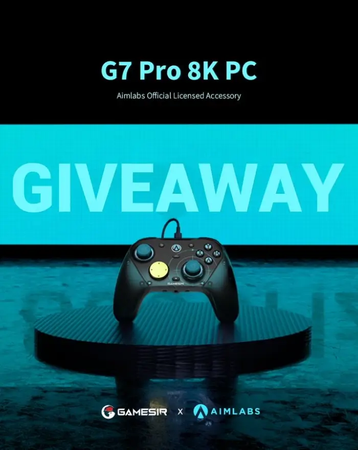 GameSir x Aimlabs G7 Pro 8K PC GIVEAWAY