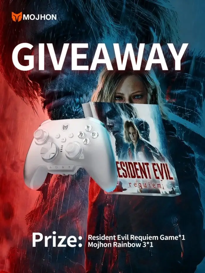 Win Resident Evil Requiem & MOJHON Rainbow 3 Controller