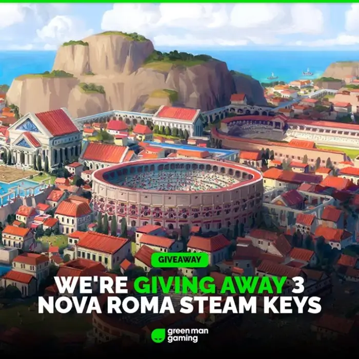 3 Nova Roma Steam Keys Giveaway By Green Man Gaming