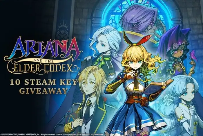 Ariana and the Elder Codex Game Key Giveaway