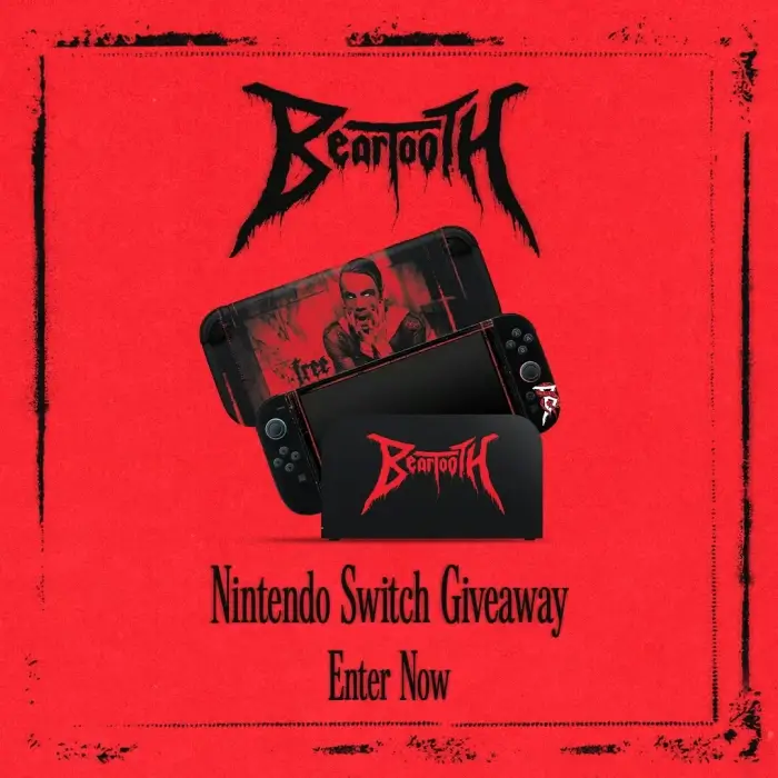 Beartooth Custom Nintendo Switch Giveaway
