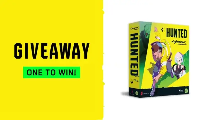 Cyberpunk: Edgerunners HUNTED Board Game Giveaway