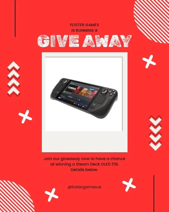 Steamdeck OLED 1TB Giveaway By Foster Games