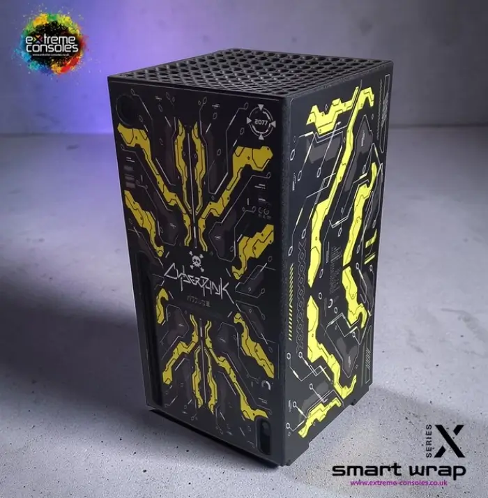 Win Cyberpunk Themed Smart Wrap For Xbox