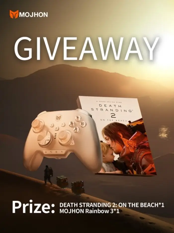 Win Death Stranding 2 and MOJHON Rainbow 3 Controller
