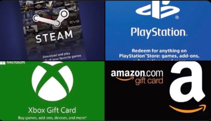 $100 Steam, Amazon, Xbox, PSN Gift Card Giveaway
