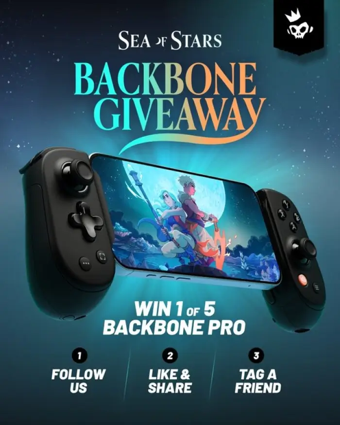 Five Backbone Pro Controllers Giveaway By Sea of Stars