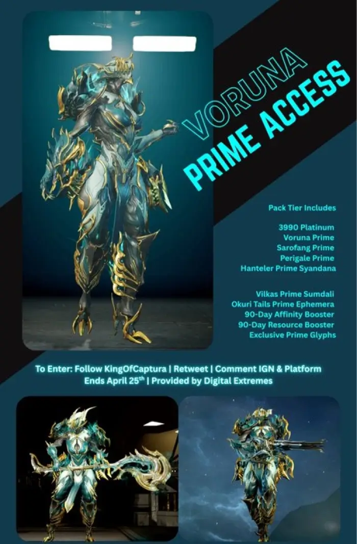 Voruna PRIME ACCESS Giveaway By FreddyCaps