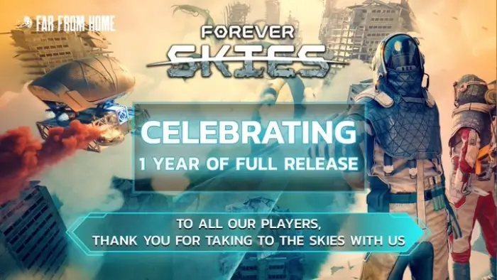 Win 1 of 10 Steam Key for Forever Skies