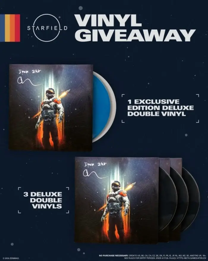 Win Deluxe Starfield Double Vinyl signed by Inon Zur