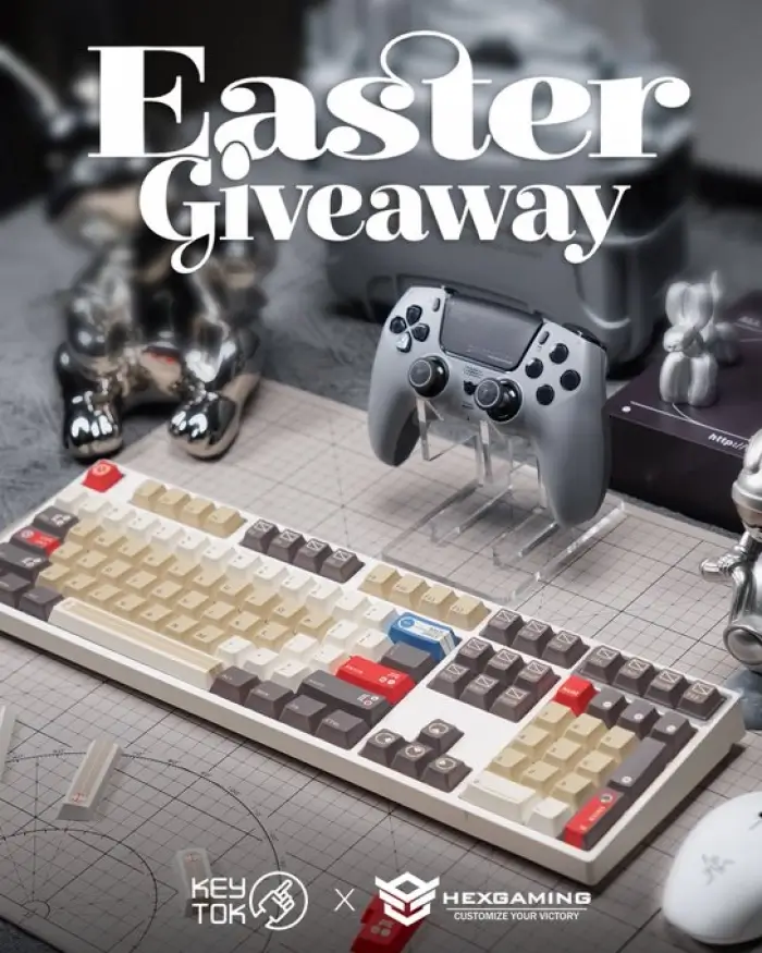 Win HexGaming Controller and KeyTok Keycaps