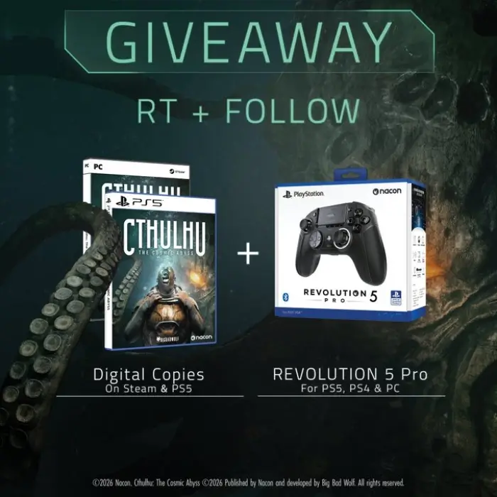 Win REVOLUTION 5 Pro Controller and Cthulhu The Cosmic Abyss