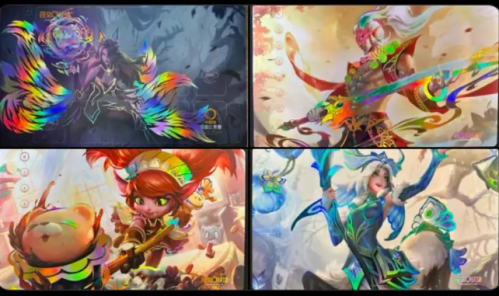 Lillia, Poppy, and Master Yi Holographic Playmat Giveaway