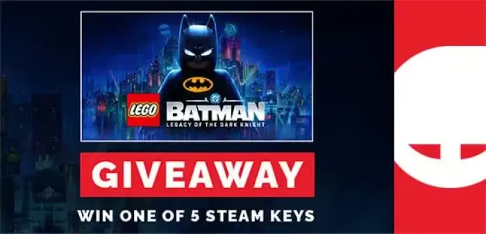 Win 5 Steam Keys for LEGO Batman: Legacy of the Dark Knight Deluxe