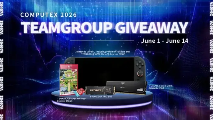 Win Nintendo SWITCH 2 and Pokopia From Teamgroup