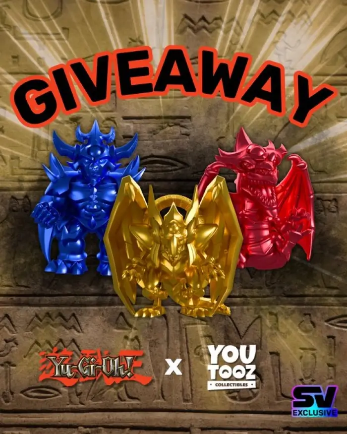 YuGiOh Chrome Egyptian God Set Giveaway