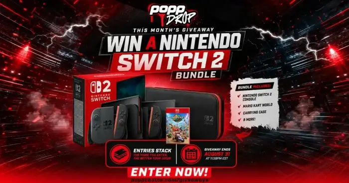 Win a Switch 2 Bundle + Carrying Case By POPP Chains
